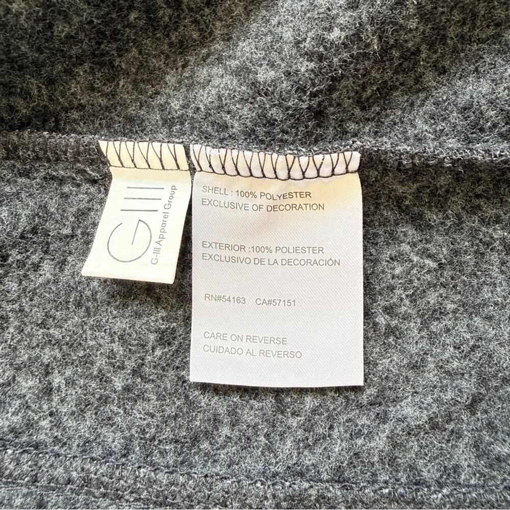 G-III Boston Bruins NHL Hockey Gray Marled Full Zip Jacket Sweatshirt size L - Picture 4 of 9